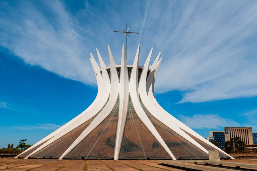 Cathedral of Brasilia in Central-West, Brazil