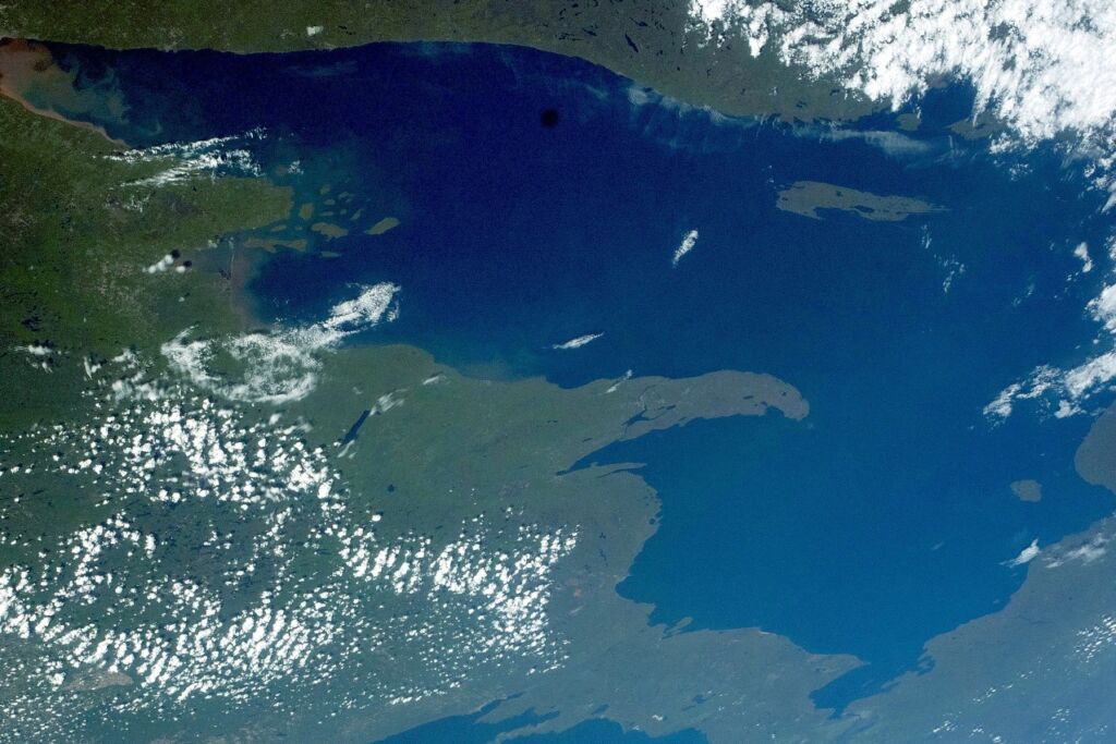 Lake Superior as seen from Space courtesy of NASA, one of the US lakes great for boating