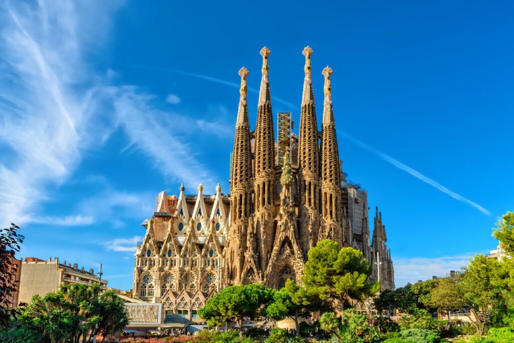Sagrada Familia Barcelona Spain by Gaudi